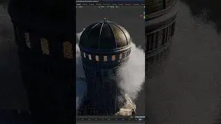 Storm’s End tower from House of the Dragon series model made in Blender3D #houseofthedragon #b3d