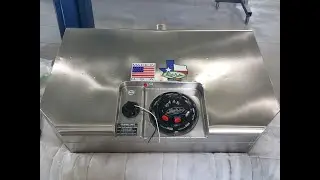 Polishing Stainless Steel Fuel Tank