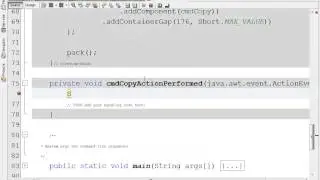 java how to Use JText Field Cut and Copy