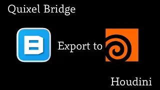 Quixel Bridge Megascans Asset Export To Houdini 17 - 20.5