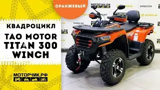 Квадроцикл Tao Motor Titan 300 Winch EFI (Оранжевый)