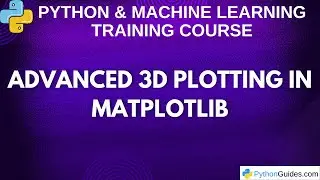 Advanced 3D Plotting in Matplotlib