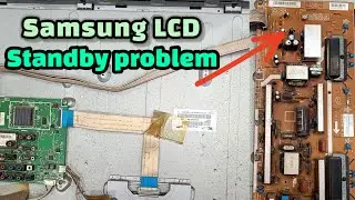 Samsung Lcd standby problem/ Led Tv स्टैंडबाय प्रोब्लम ठीक करे '#standbymode #ledtv 😱