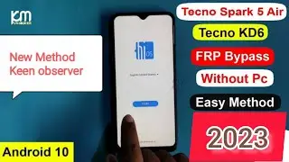 Techno spark 5 Air / Spark 5 pro FRP Bypass without PC /Google account unlock 2023