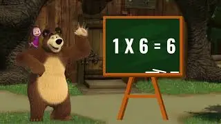 Masha and Bear table learning | table of 1 | Maths table | easy learning