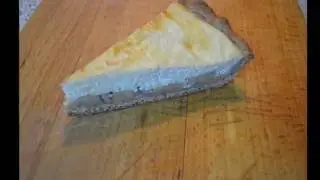 Диетический пирог с творогом и бананами.