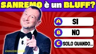 SANREMO 2024: Quanto ne SAI sul FESTIVAL? | Quiz Sanremo
