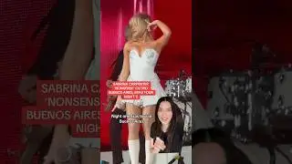 Sabrina Carpenter “NONSENSE” Outro Buenos Aires Eras Tour Night 1!