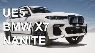 Unreal Engine 5 Nanite Enabled Vehicle Game BMW X7 | Chaos Vehicle Plugin | 3DS Max 2022 | Part 2/3
