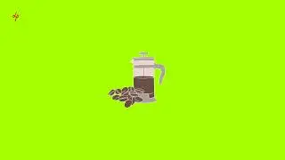 coffee maker | green screen animation