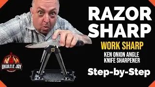 Work Sharp has the Angle Edge on this Knife Sharpening.