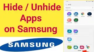 how to hide apps in Samsung | how to Unhide apps on Samsung phone | hide apps on Samsung #samsung