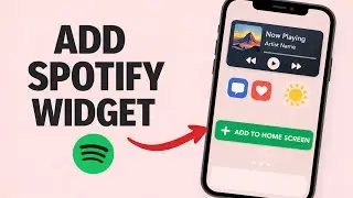 How to Add Spotify Widget on iPhone 