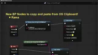 Custom Blueprint Nodes ~ Copy Paste OS Clipboard