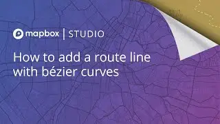 How to add a route line with bezier curves in Mapbox Studio