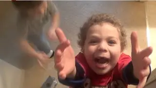 MINION TALKING LITTLE KIDS STEAL DAD'S CAMERA