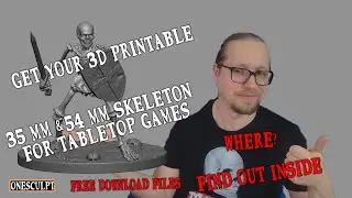 3d printable skeleton for tabletop games - get yours now!