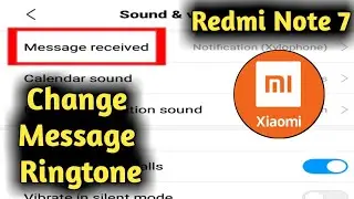Redmi Note 7, 8 Pro Message Ringtone Change Setting || How to Change Message Ringtone in Redmi