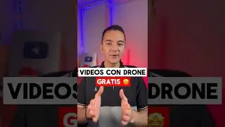 Videos con DRONE Gratis 🤩😃 #drone #videoprofesional #fotografia #trucosparacelular #android