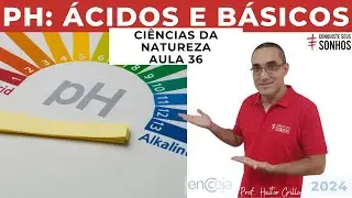 CLASS 36 - NATURAL SCIENCES - ACID AND BASE PH - ENCCEJA 2024 - HIGH SCHOOL AND ELEMENTARY SCHOOL