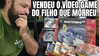 Vendeu o Nintendo 64 do filho Cheio de jogos
