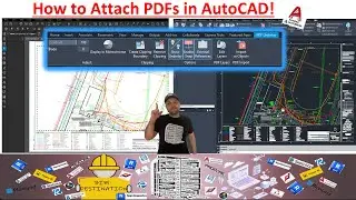 AutoCAD Tutorials | Attach PDF to Model Space & Convert to DWG | Underlay & Edit Settings Explained