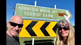Hobbiton im Auenland der Hobbitse, Movie Film-Set und Farm in Neuseeland