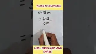 m to km 