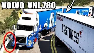 DOBLE Trailer de PLAYSTATION en un VOLVO VNL por la Ruta de Sierra Sonora American Truck Simulator