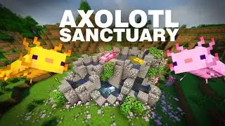 Minecraft | How to Build an Axolotl Sanctuary
