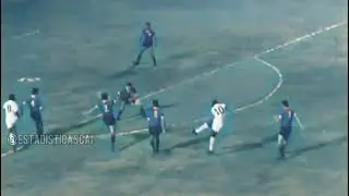 Pelé jugando en la Doble Visera | Independiente 5-1 Santos - Amistoso 1964