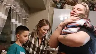 К нам в гости приезжали Катерина с Наташей и Мотя с родителями 💕
