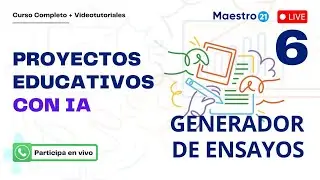Proyectos Educativos con IA : Generador de Ensayos
