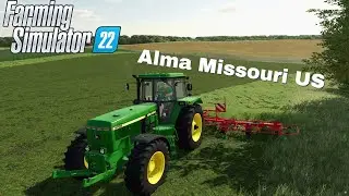Alma Dairy Farm | Starting Biggest Dairy Farm | Cutting Huge Alfalfa  Farming Simulator 22 | Ep 1