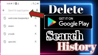 How to delete Play store search History | Delete search History on Google play store
