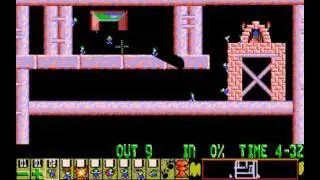Lemmings [PC] - Level 4: Now use miners and climbers
