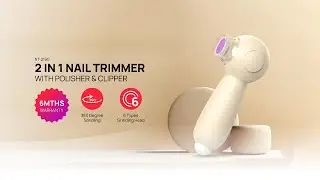 [UNBOX] Samu Giken 2 in 1 Nail Trimmer with Polisher and Clipper NT-21BG