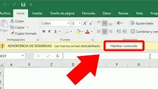 Habilitar todas las macros en Excel( ADVERTENCIA DE SEGURIDAD)