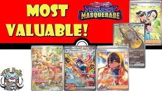 Top 10 Most Valuable Cards from Twilight Masquerade! These are Too High! (Pokémon TCG News)