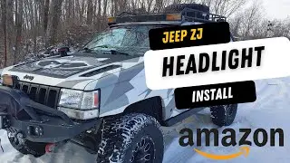 zj  jeep headlight upgrade spec-d from Amazon