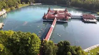 Heviz drone - Balaton - Hungary