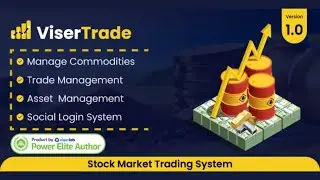 ViserTrade - Stock Market Trading System || How to make Stock Market Trading website || PHP Script