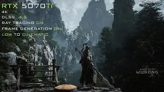 BLACK MYTH: WUKONG | RTX 5070 Ti | 4K | DLSS 4.5 | RAY TRACING | FRAME GENERATION | LOW TO CINEMATIC