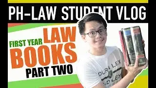 FIRST YEAR LAW BOOKS Pt2 | LAW SCHOOL PHILIPPINES