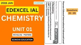 Edexcel IAL   Chemistry 2019 January Unit 1 (WCH11/01) - MCQ 1-5