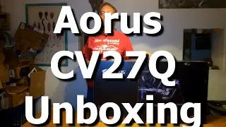 Gigabyte Aorus CV27Q Monitor Unboxing
