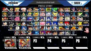 Super Smash Bros. Crusade v0.9.5 - Battle #29: Banjo & Kazooie vs Crash