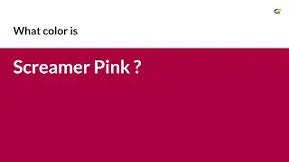 Screamer Pink color 