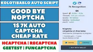 Kolotibablo Latest Auto Captcha Script 2023 | Megatypers Auto Script | kolotibablo captcha work