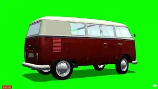 Minivan green screen video | Minivan animation | #wolkswogen
